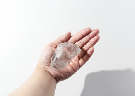 【心のかたち】手磨き 水晶