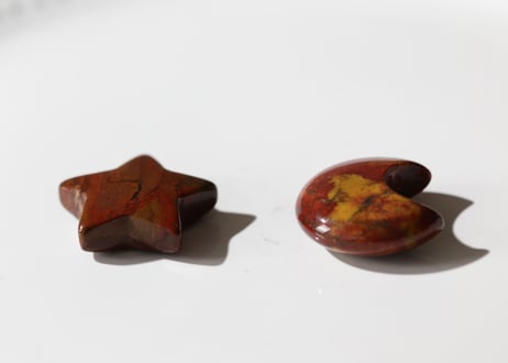 【カフェで一息】ムーカイトジャスパー 星と月
