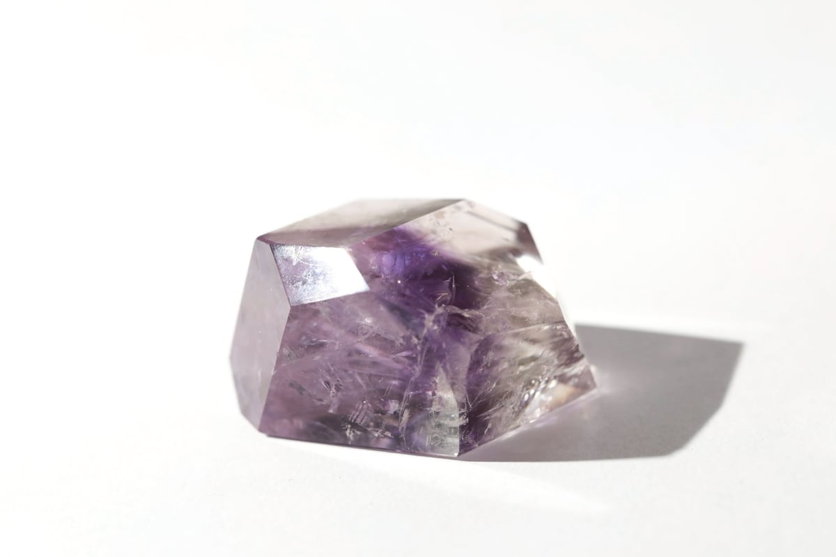 アメシスト　虹　ファントム　ロマネサイト　フリーフォーム　3.4㎝　高品質 アメシスト虹ファントムロマネサイトフリーフォーム3.4㎝高品質