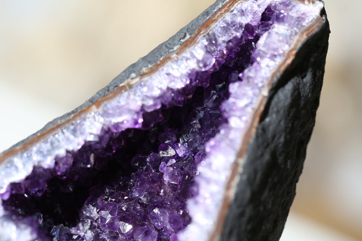 金運爆上げ直径4cmアメジスト心の浄化と前向きのエネルギー得れ