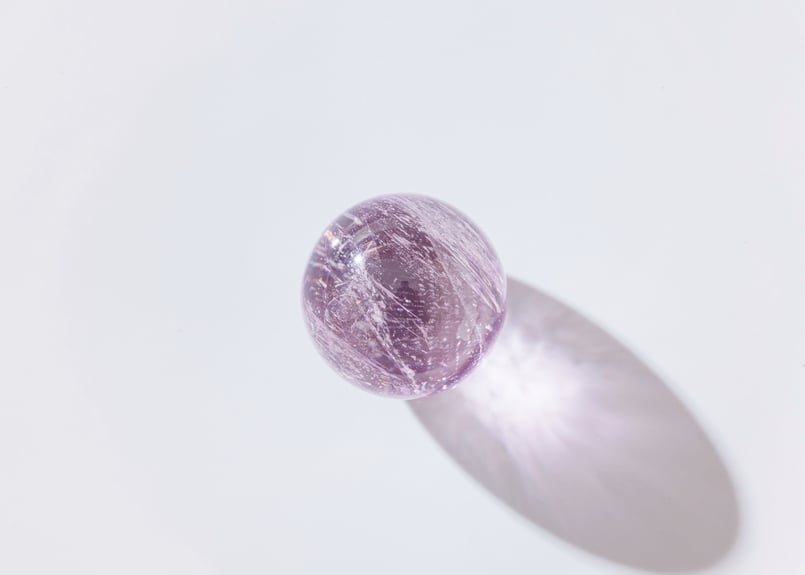 神聖な温もり】ハイクオリティ クンツァイト スフィア | Y.S.Y24