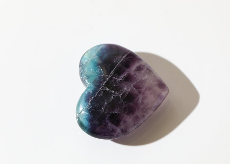 宇宙の色で描く】レインボーフローライト ハート | Y.S.Y24