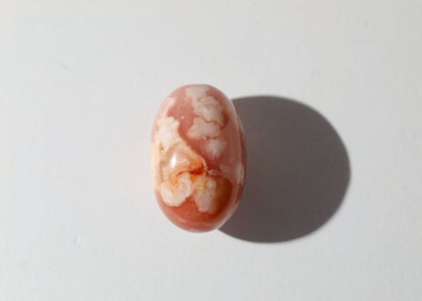 【芸術家の生命】ハイクオリティ チェリーブロッサムアゲート リンガム
