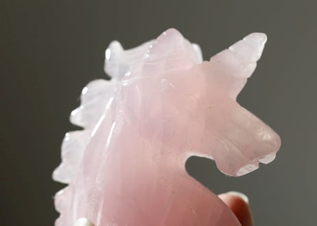 【6周年ユニコーン祭り🦄】新鮮な愛のローズクォーツ ユニコーン