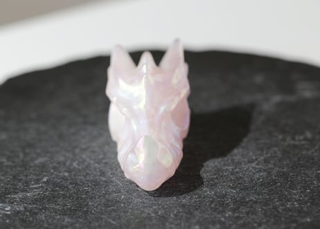 【森林浴】エンジェルオーラ ローズクォーツ ドラゴン