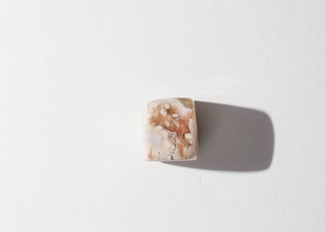 【穏やかな春】チェリーブロッサムアゲート キューブ
