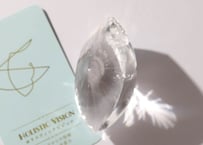 【HOLISTIC VISION ホリスティックビジョン（高次元からの情報 冷静さ・直観力）シジル封入 オリジナルカード付き❣️】レムリアンクォーツ UFOカット ※イベントクーポン使用不可