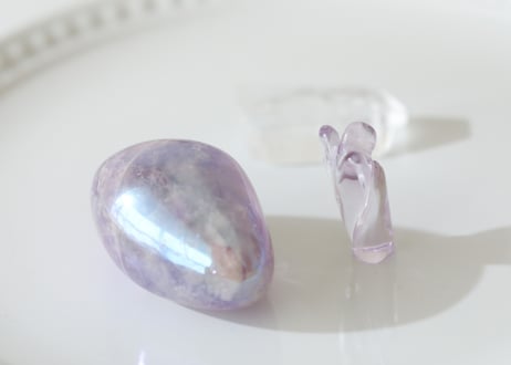 【ギフトを受け取る】天使とエンジェルオーラ アメジストの光のセットC