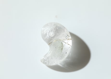 技封入❣️【先祖供養】ガネッシュヒマール産 ルチル入り水晶  勾玉※イベントクーポン使用不可