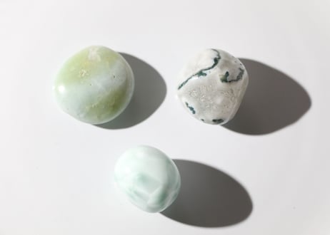 【神と接点をもつ】心を癒す緑のタンブル セット A