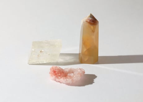 【意識の光彩】キラキラかがやく光と花のセット