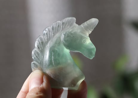 【マインドの拘束からの解放シッティ入り】フローライト ユニコーン
