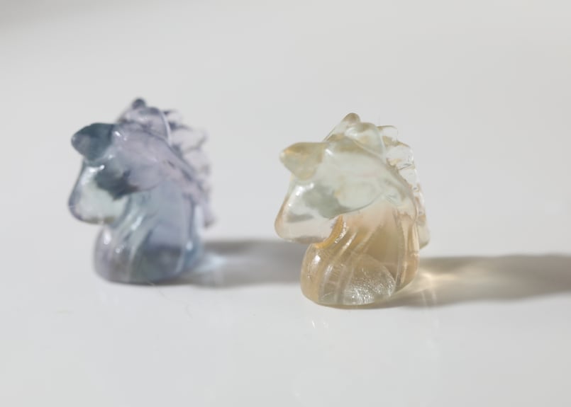 楽しいアイデア】ブルーフローライト＆イエローフローライト