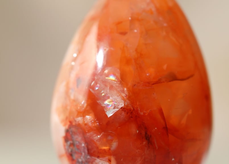 ヘマタイトインクォーツのたまご 【生命力】 | Y.S.Y24