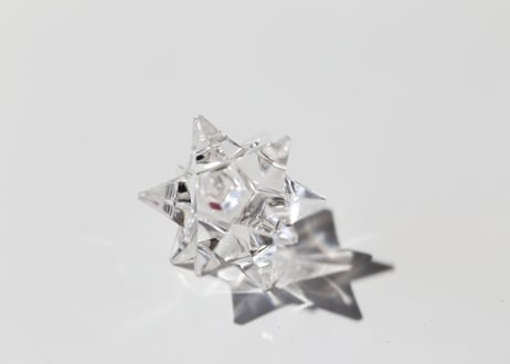 【次元を変える】ラクタの箱入り ガネッシュヒマール産 水晶 アステロイド