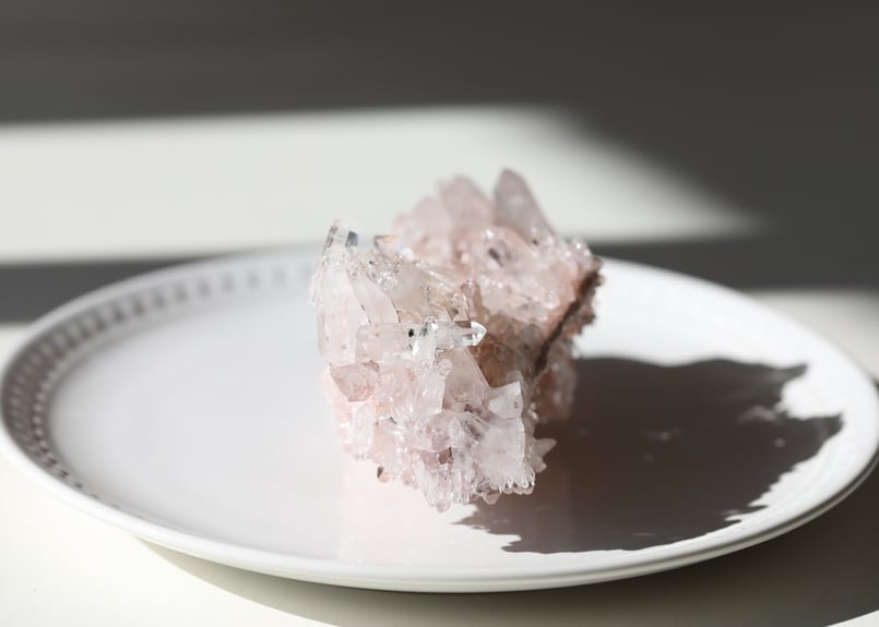 女神の庭】ピンクリチウムクォーツ クラスター | Y.S.Y24