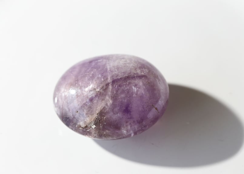 寄り添う】アメジスト 握り石 | Y.S.Y24