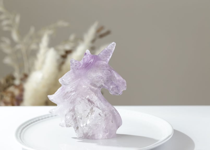 神の化身】ハイクオリティ アメジスト ユニコーン | Y.S.Y24