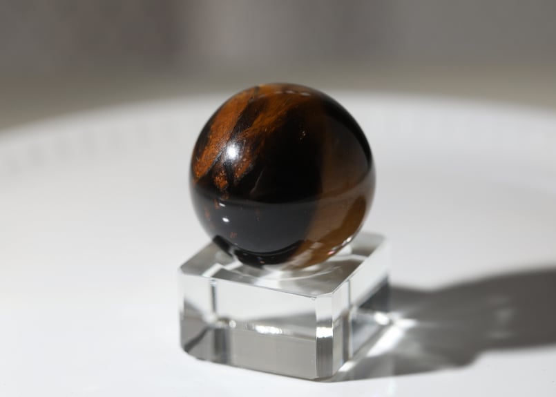 タイガーアイスフィア♡大サイズ♡金運♡仕事運♡1.2kgオーバー♡No.1427 タイガーアイスフィア♡大サイズ♡金運♡仕事運♡1.2kgオーバー