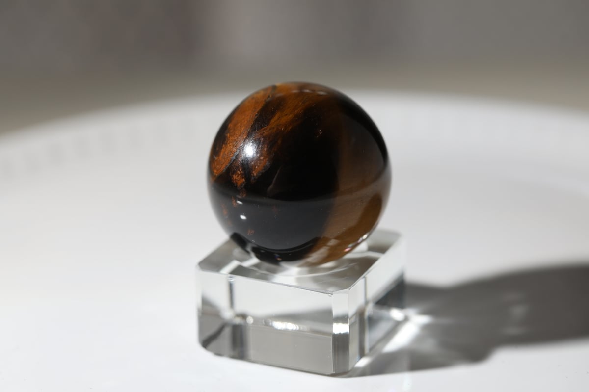 タイガーアイスフィア♡大サイズNo.764 金運、仕事運 タイガーアイスフィア♡大サイズNo.764 金運、仕事運