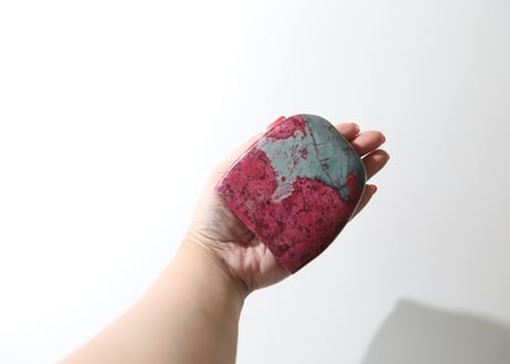 【個性を輝かせる】ピーチブロッサム 翡翠 フリーフォーム