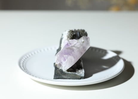 技封入❣️【宇宙意識と接続する】ブランドバーグ産 アメジスト with クォーツ クラスター【チャンス】 ※イベントクーポン使用不可