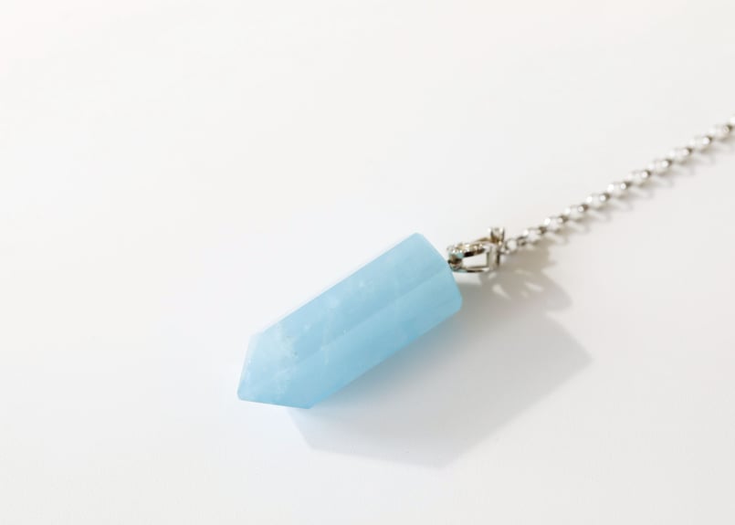 リツプラネタリウムのようなインクル!★非加熱アクアマリン★オーダー 綺麗 アクアマリンネックレス中石AQ2.7ct前後 OV PT – AYAKO