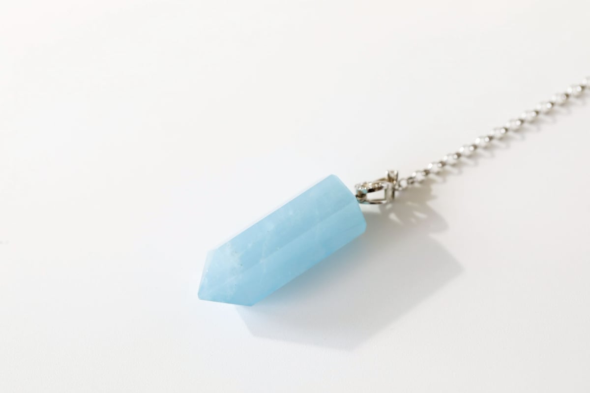 eternal】アクアマリンとクリアクォーツのペンデュラム | Y.S.Y24