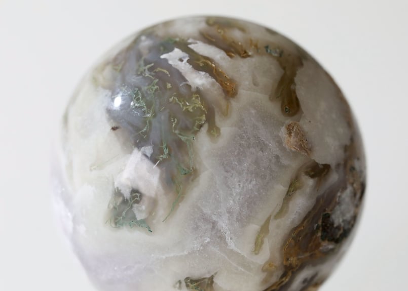 技封入❣️【あらゆる可能性の扉を開く】モスアゲート スフィア