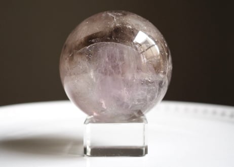 【融合】虹入り トリコロール 水晶 スフィア
