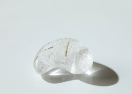 技封入❣️【先祖供養】ガネッシュヒマール産 ルチル入り水晶  勾玉※イベントクーポン使用不可