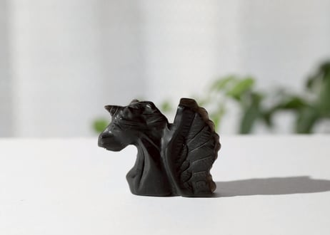 【6周年ユニコーン祭り🦄】【悟りのシッディ入り】現実を変えるブラックオブシディアン ユニサス