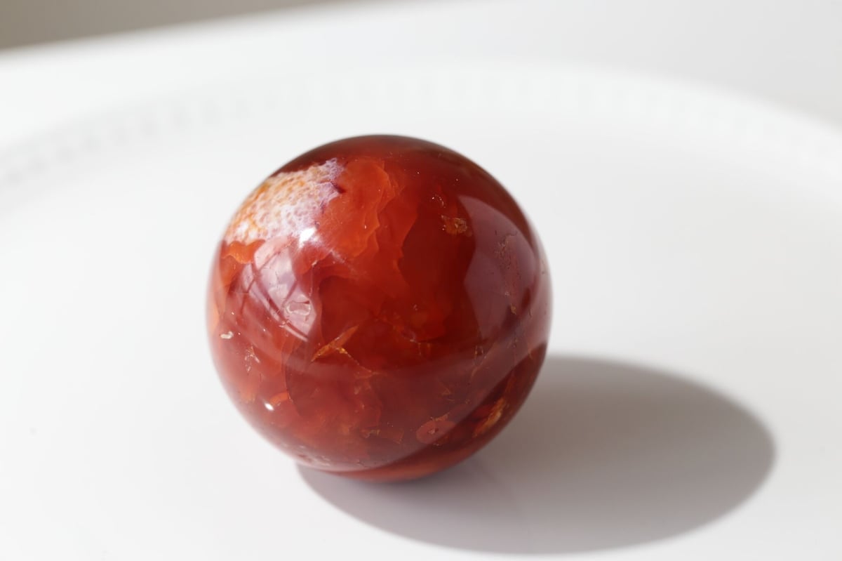 燃える】カーネリアン スフィア | Y.S.Y24