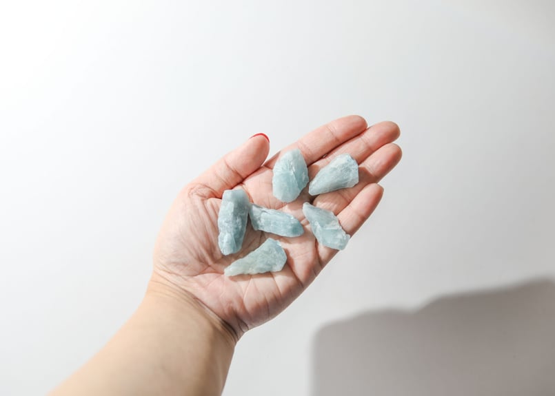 海の香り】アクアマリン 原石 (6個セット) | Y.S.Y24