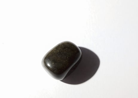 【統合する】ゴールドシーンオブシディアン タンブル