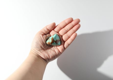 〈カルマ解放シッティ入り〉【明るい賢者】ターコイズ タンブル