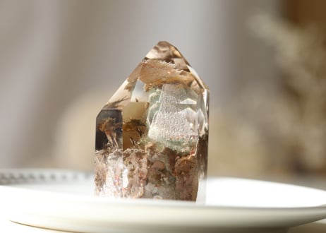 ミナスジェライス州産 虹入り ガーデンルチルクォーツ　【seeker】