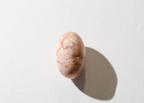 【悟りのシッディ入り】チェリーブロッサムアゲート リンガム