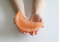 葉月ゆうによる技封入❣️【お金の器を広げる】オレンジセレナイト 月の器 ※イベントクーポン使用不可