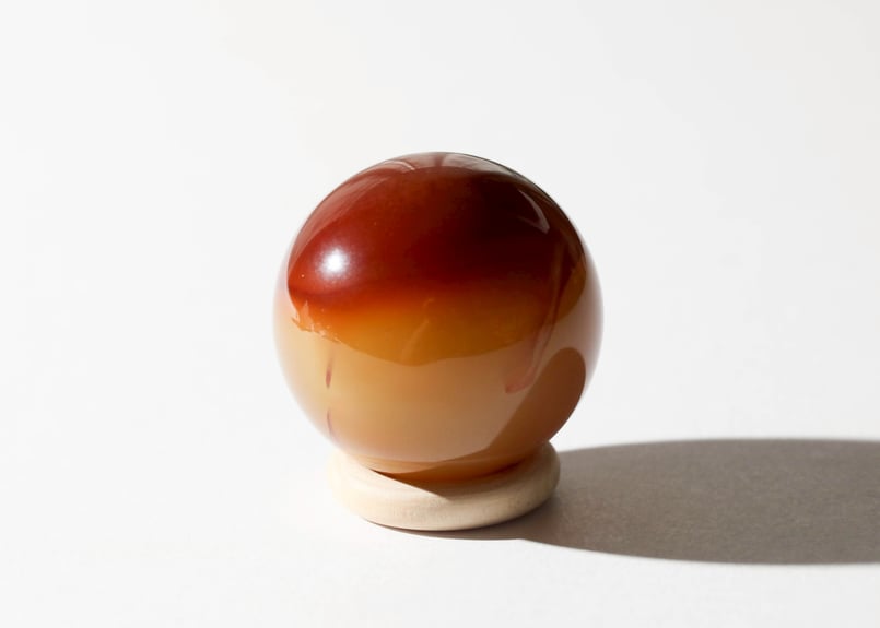 カーネリアン♡スフィア レア 高品質 カーネリアン桜瑪瑙 スフィア 天然石