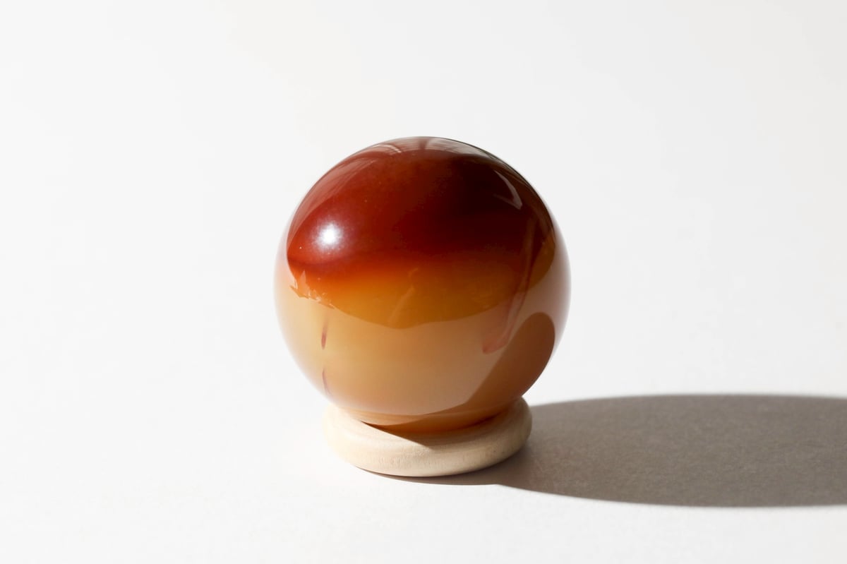 愛から生まれた】カーネリアン スフィア | Y.S.Y24