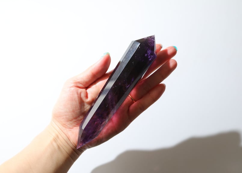 アメジスト　フォーゲル 美しい魔女の杖】虹入りアメトリン ヴォーゲルワンド 24面カット | Y.S.Y24