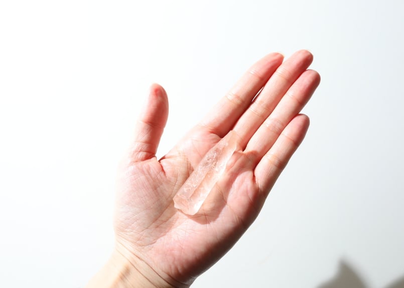 ハートからの願い】ピンクレムリアンクォーツ パストタイムリンク入り