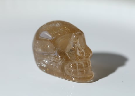 【奇跡を呼ぶ】ルチルクォーツ スカル