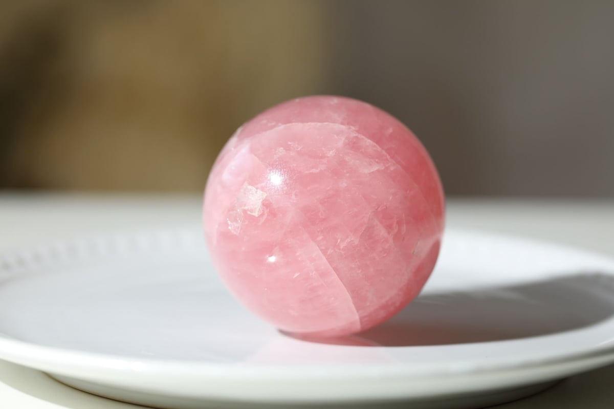 ローズクォーツ スフィア 【桃色の夢】 | Y.S.Y24