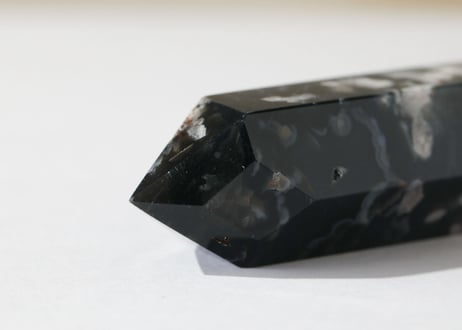 【悟りのシッディ入り】ブラックチェリーブロッサムアゲート ポイント