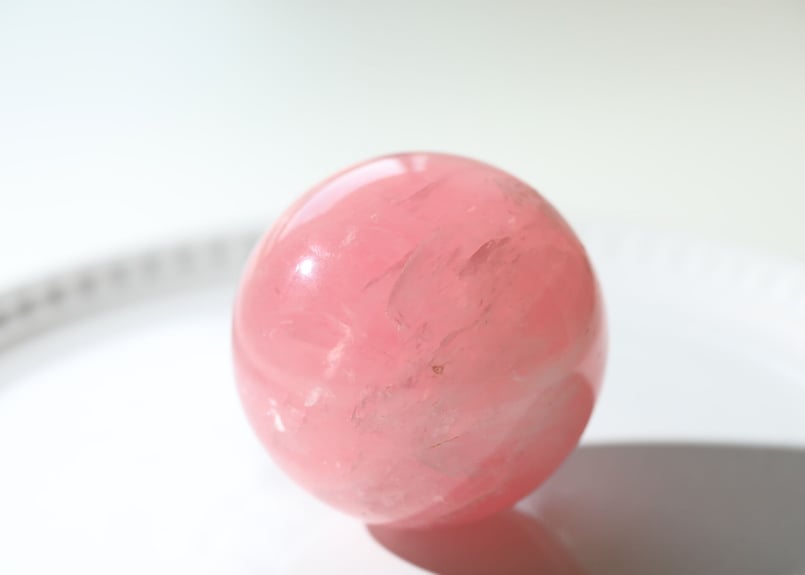 ローズクォーツ特大スフィア ローズクォーツ特大スフィア ローズクォーツ・スフィア | BIZEN Crystals