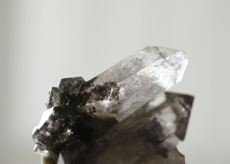 jazz singer】フランス モンブラン産 スモーキークォーツ クラスター