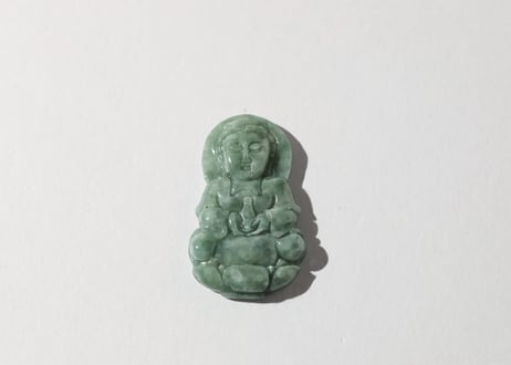 【アバンダンスディクシャ入り】ビルマ産 翡翠のブッダ