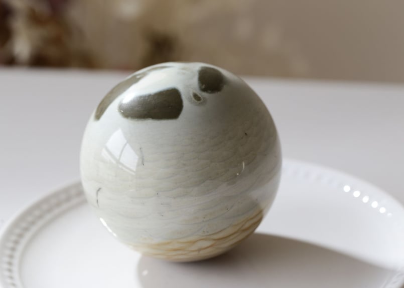 人魚のエナジー】マーメイドジャスパー スフィア 金の台座付き | Y.S.Y24